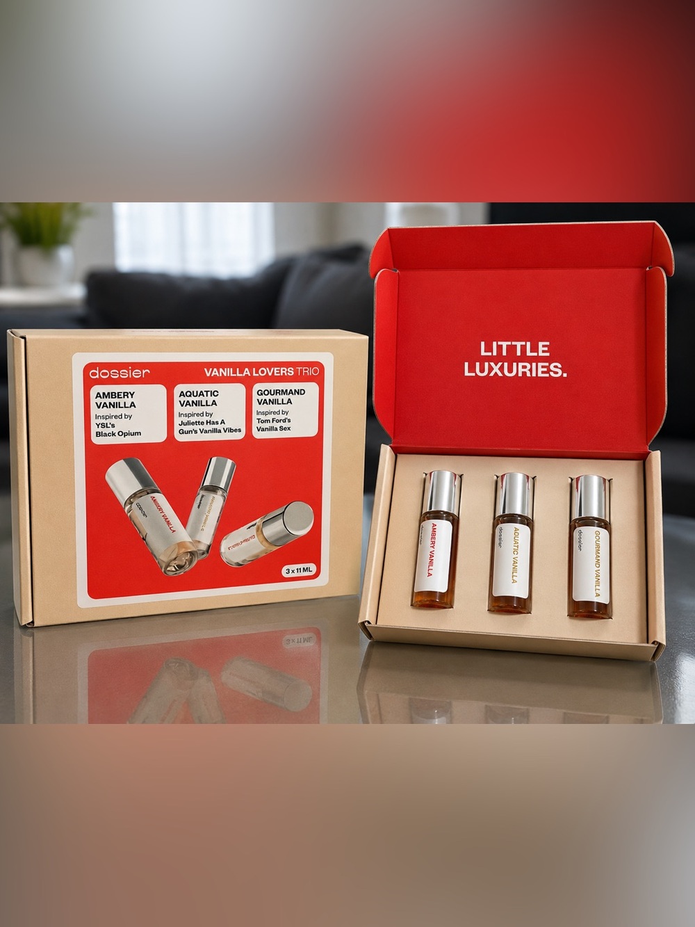 Dossier Vanilla Lovers Trio Discovery Set 3x11ml